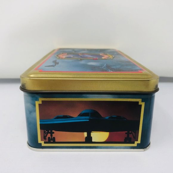 Vintage Collectible Advertising Tin – USAF – Air Force – 50th Anniversary Empty - Picture 7 of 11